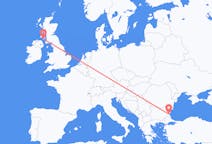 Flights from Burgas, Bulgaria to Campbeltown, the United Kingdom