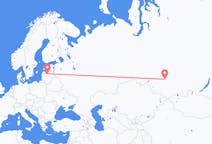 Flights from Riga, Latvia to Kemerovo, Russia