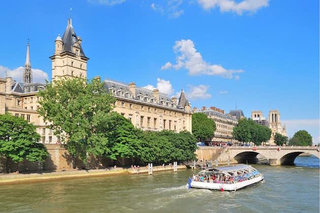 Joustavat Seine-joen risteilyliput äänioppaalla Pariisissa