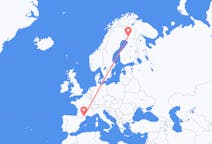Loty z Carcassonne, Francja z Rovaniemi, Finlandia