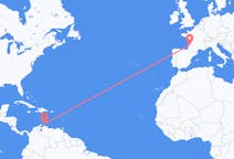 Flights from Aruba, Aruba to Bordeaux, France