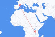 Flights from Mbeya to Barcelona