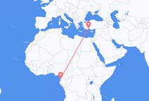 Flüge von Bata, Äquatorialguinea nach Antalya, die Türkei