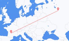 Flights from Ivanovo, Russia to Brive-la-Gaillarde, France