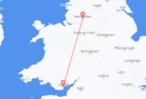 Flyrejser fra Cardiff, Wales til Manchester, England