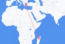 Flyrejser fra Antananarivo, Madagaskar til Iraklio, Grækenland