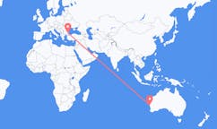 Flyreiser fra Geraldton, Australia til Burgas, Bulgaria