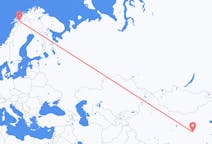 Flyg från Xi'an, Kina till Narvik, Norge