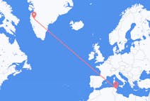 Рейсы из Энфида, Тунис в Кангерлуссуак, Гренландия