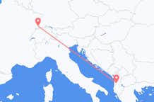 Flyrejser fra Tirana til Mulhouse