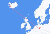 Flyg från Reykjavík, Island till Erfurt, Tyskland
