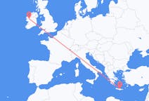 Flights from Knock, County Mayo, Ireland to Heraklion, Greece