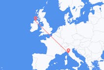 Flug frá Derry, Norður-Írlandi til Pisa, Ítalíu