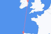 Flyrejser fra La Coruña, Spanien til Dublin, Irland