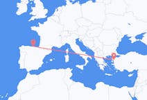 Рейсы из Сантандера, Испания в Эдремит, Турция