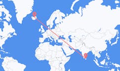 Flyg från Sigiriya, Sri Lanka till Akureyri, Island