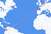 Flug frá Florencia, Kólumbíu til Dortmund, Þýskalandi