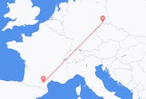 Flights from Carcassonne, France to Dresden, Germany