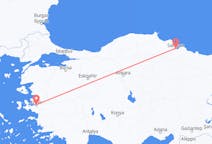 Flyrejser fra Izmir, Tyrkiet til Samsun, Tyrkiet