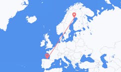 Flights from Santander, Spain to Luleå, Sweden