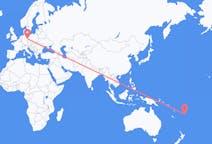 Flyreiser fra Kadavu, Fiji til Leipzig, Tyskland
