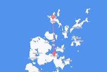 Flyrejser fra Kirkwall, Skotland til Westray, Skotland