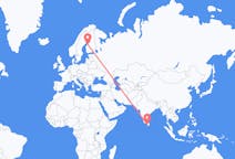 Flyreiser fra Colombo, Sri Lanka til Karleby, Finland