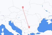 Flights from Kraków in Poland to Sofia in Bulgaria