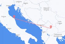 Flyg från Skopje, Nordmakedonien till Ancona, Italien