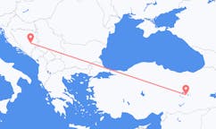 Flyreiser fra Sarajevo, til Elazig