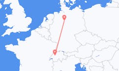 Voli da Berna, Svizzera ad Hannover, Germania
