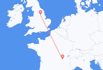 Flights from Doncaster, England to Lyon, France