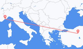 Flyreiser fra Monaco til Tyrkia