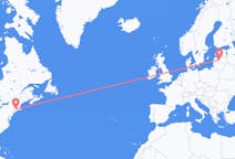 Flyrejser fra Hartford til Riga