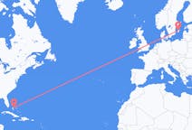 Flyreiser fra Nassau, til Visby