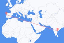 Flyg från Vijayawada, Indien till Porto, Portugal