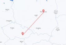 Flyg från Brno, Tjeckien till Warszawa, Polen