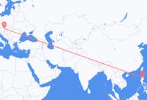 出发地 菲律宾土格加劳目的地 奥地利维也纳的航班