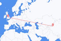 Flights from Aksu City, China to Birmingham, England