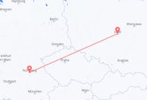 Vuelos de Lodz, Polonia a Núremberg, Alemania