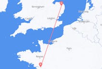 Flights from the city of Norwich to the city of Nantes