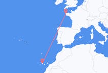 Flyg från Brest till Teneriffa