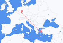 Flyreiser fra Ikaria, Hellas til Frankfurt, Tyskland