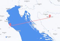 Flyg från Banja Luka, Bosnien och Hercegovina till Rimini, Italien