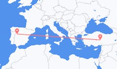 Fly fra Salamanca til Kayseri