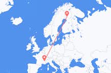 Flyreiser fra Grenoble, til Rovaniemi