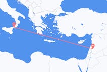 Flyreiser fra Damaskus, til Reggio di Calabria