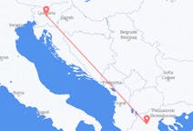 出发地 斯洛文尼亚卢布尔雅那目的地 希腊科扎尼的航班