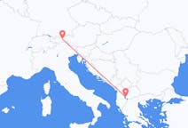 Flights from Ohrid, Republic of North Macedonia to Innsbruck, Austria