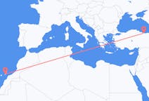 出发地 土耳其从奥尔杜出发目的地 西班牙Ajuy的航班